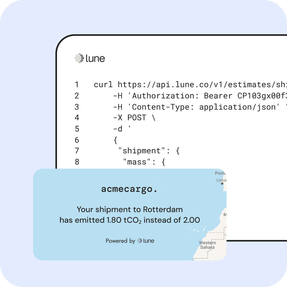 Lune’s climate solutions are seamless, quick to integrate, and accurate