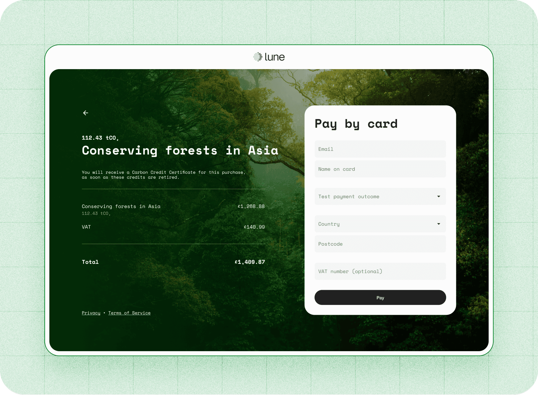 Help your customers take climate action with a single link